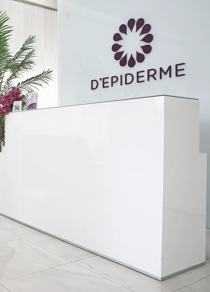 Receção da clínica Depiderme em Coimbra