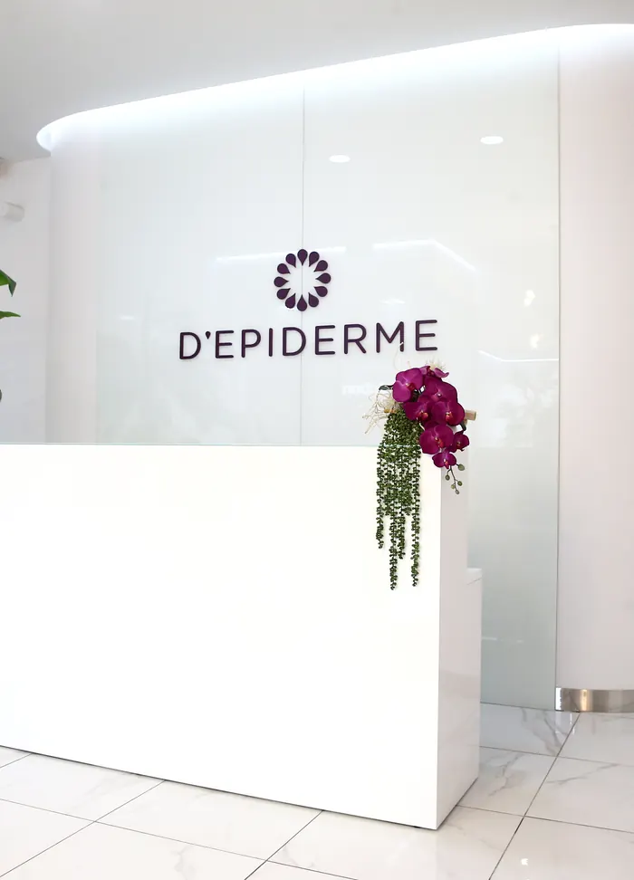 Receção da clínica Depiderme em Porto